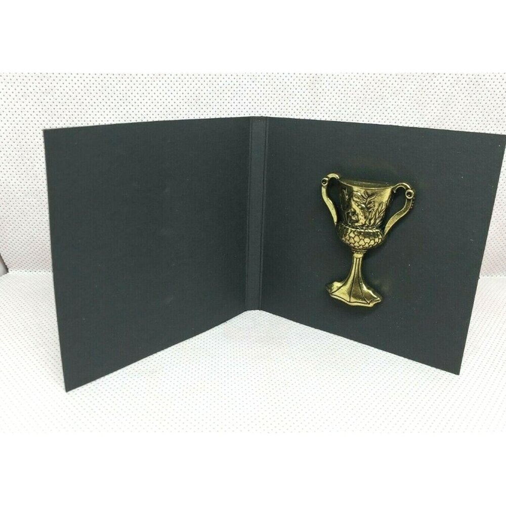 Harry Potter Helga Hufflepuff Cup Golden Brooch Enamel Lapel Pin